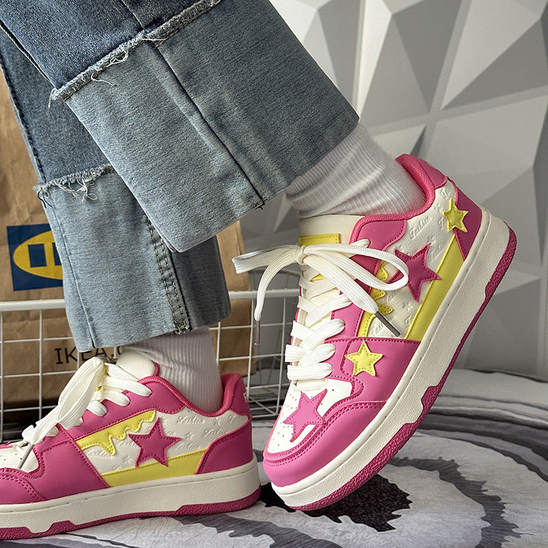 Baskets Colorées à Étoiles – Style Pop & Confort Quotidien
