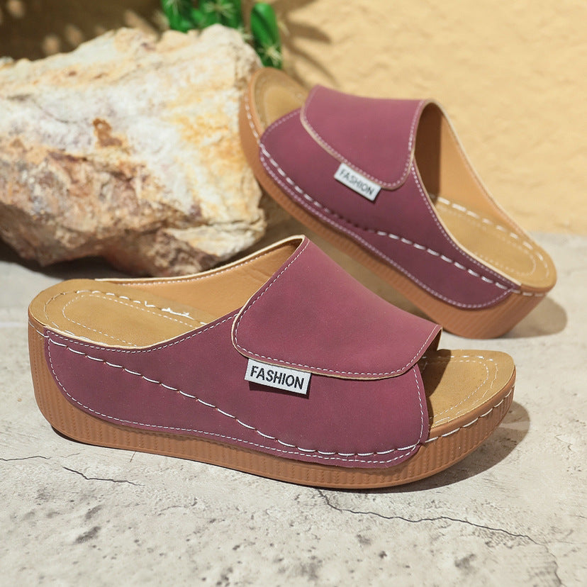 Mules à Plateforme Bleu Ciel – Confort & Style Estival