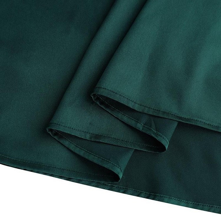 Robe Satinée Cache-Cœur