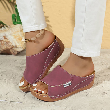 Mules à Plateforme Bleu Ciel – Confort & Style Estival