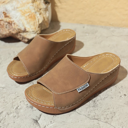Mules à Plateforme Bleu Ciel – Confort & Style Estival